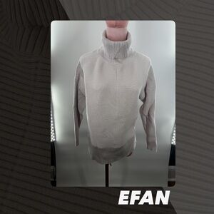 EUC Efan Grey Oversized Turtleneck Sweater